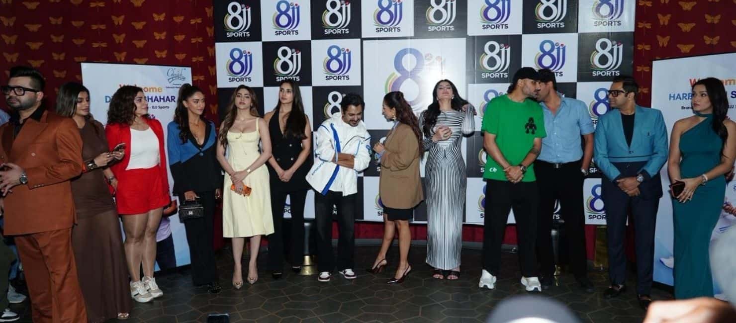 Cricket fans gathering at a live sports event with diverse participants and media coverage.