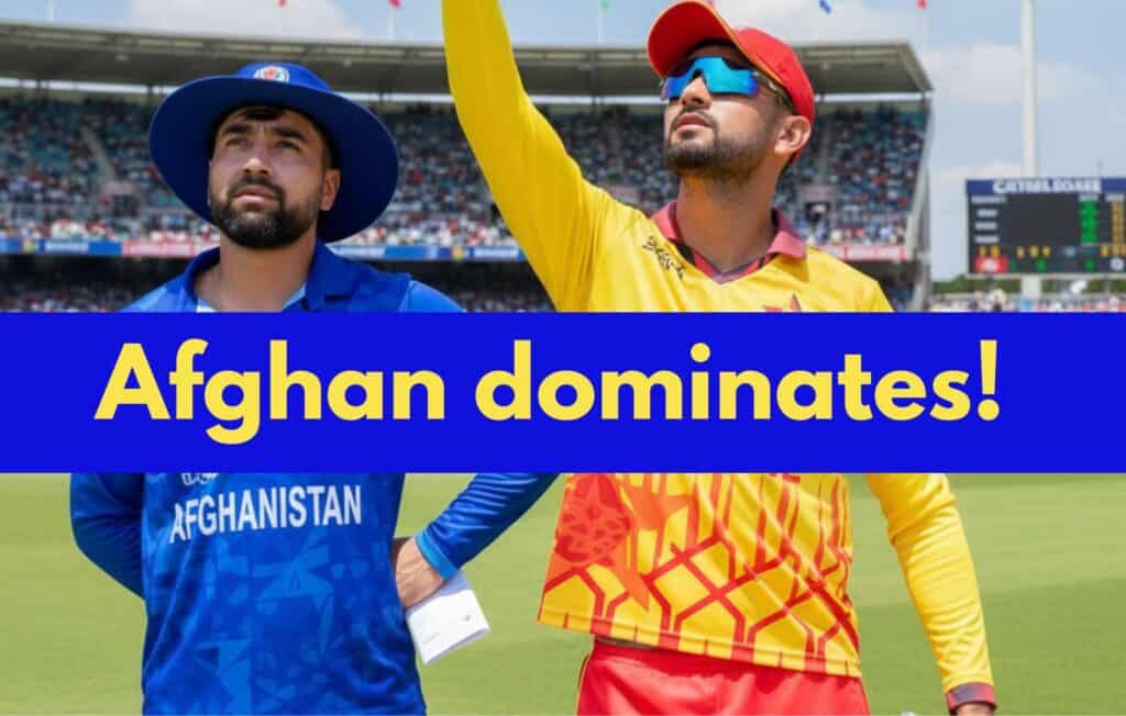 Afghanistan vs Zimbabwe 1st T20I
