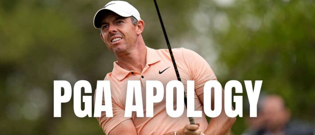 Rory McIlroy PGA of America Apology