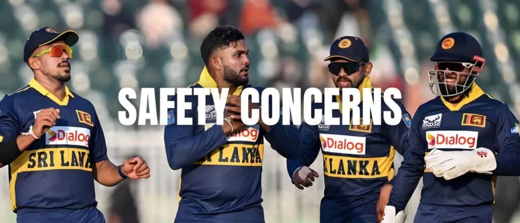 Sri Lanka cricketers Pakistan