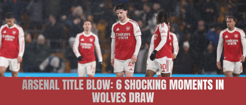 Arsenal Title Blow
