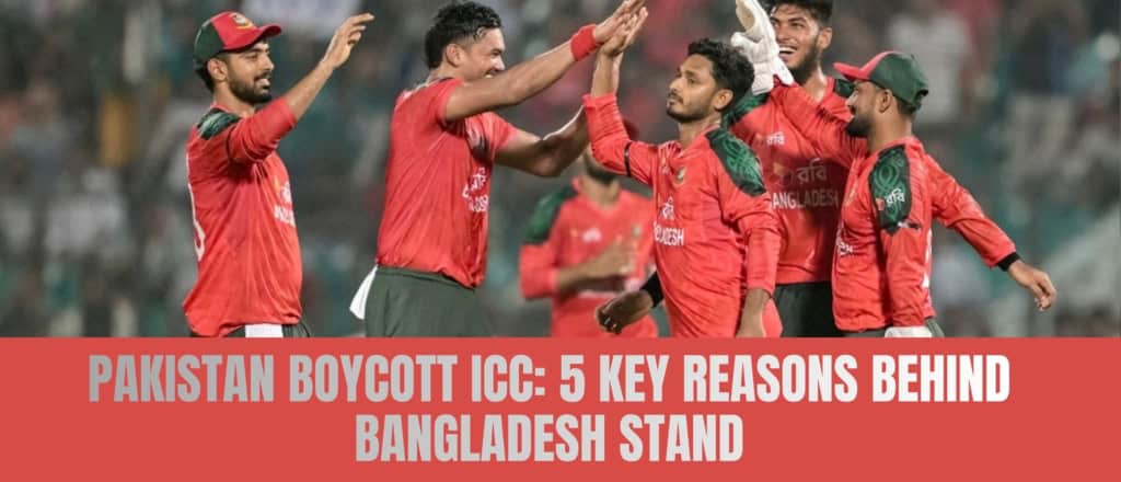 Pakistan boycott ICC