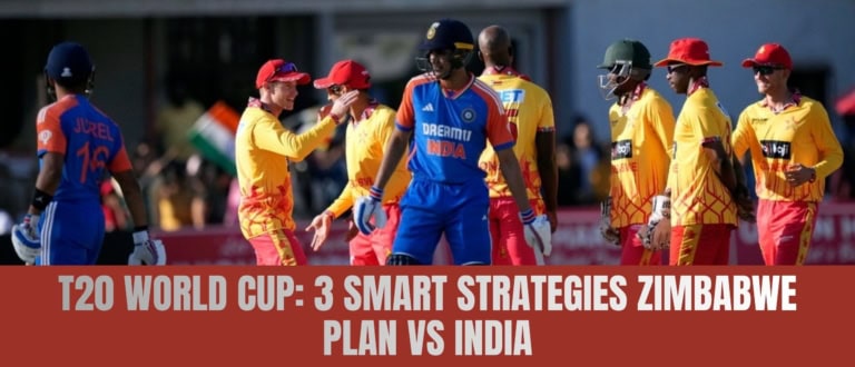 T20 World Cup: 3 Smart Strategies Zimbabwe Plan vs India