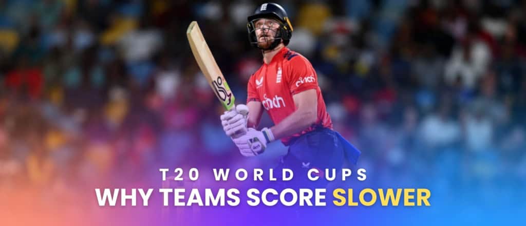 Teams score slower in T20 World Cups