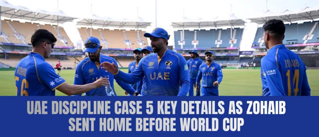 UAE discipline case
