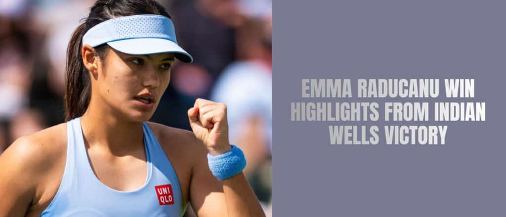 Emma Raducanu win