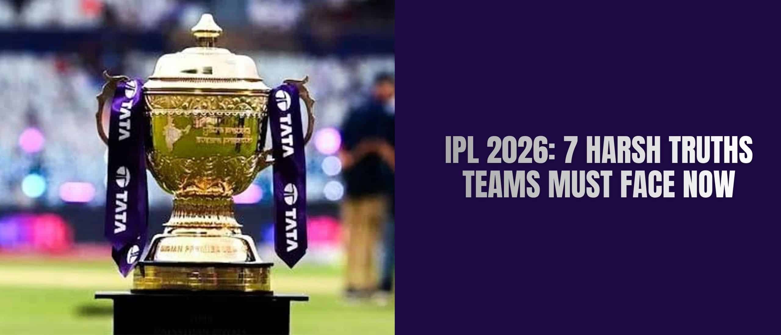 IPL 2026: 7 Harsh Truths Teams Must Face Now