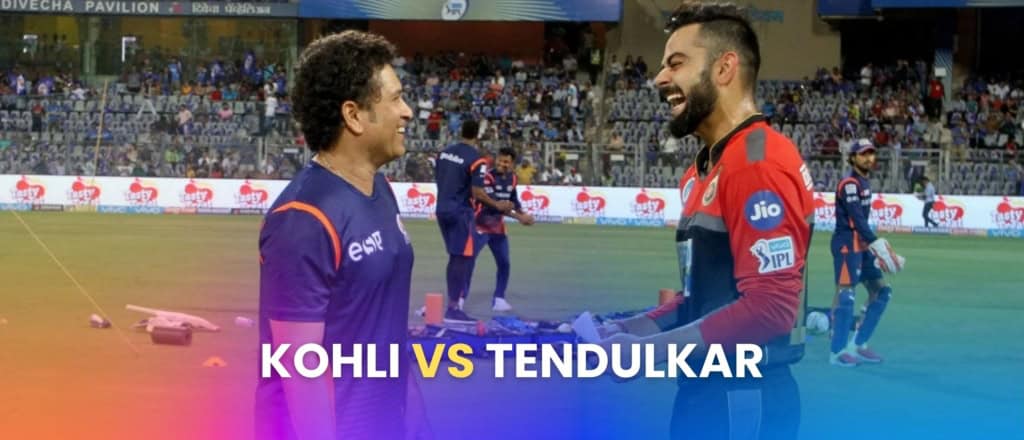 Kohli vs Tendulkar