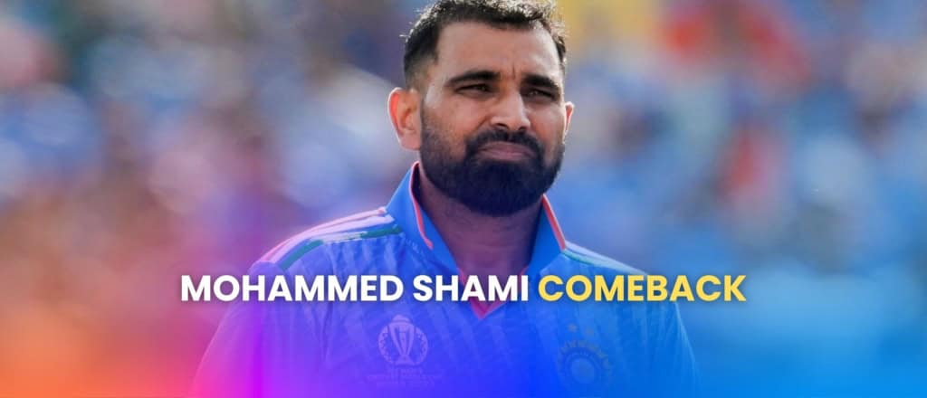 Mohammed Shami comeback