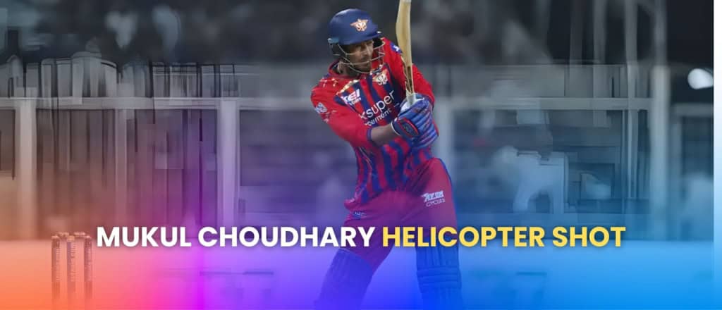 Mukul Choudhary helicopter shot