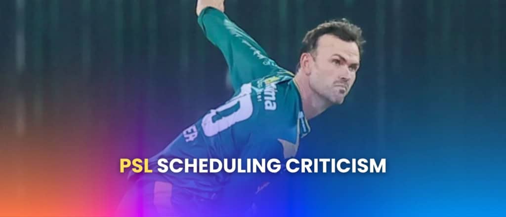 PSL scheduling criticism