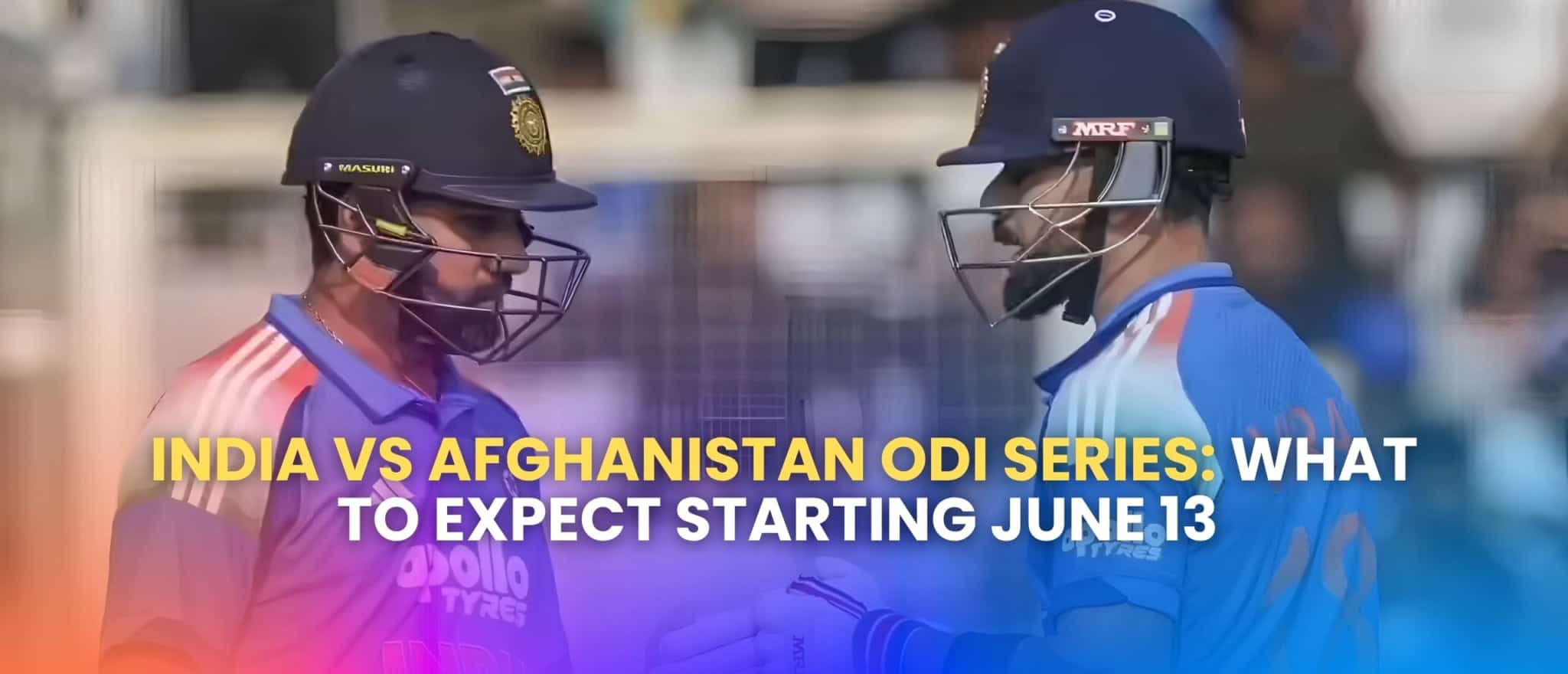 India Begin ODI World Cup Build-Up with Afghanistan Series
